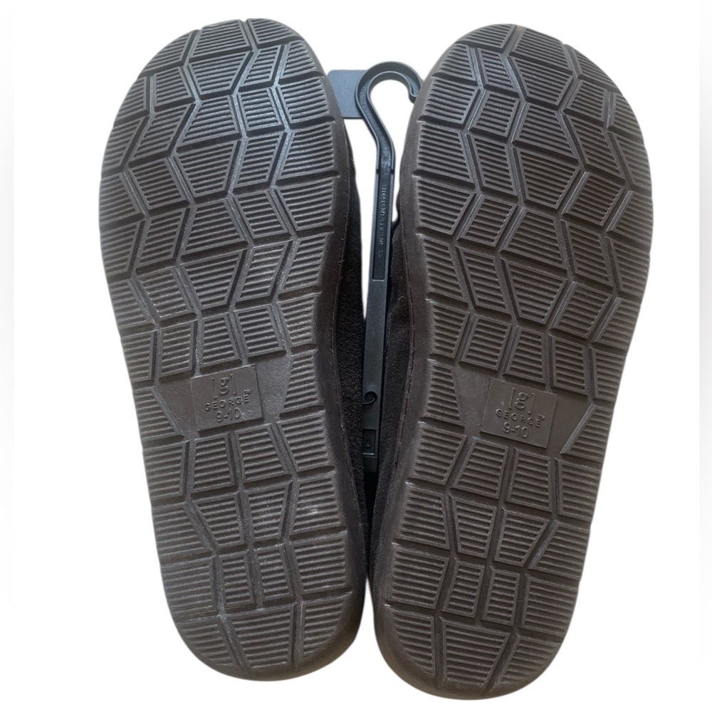 George Men's Black and Brown slipper,Loafers,9-10, - Picture 5 of 7